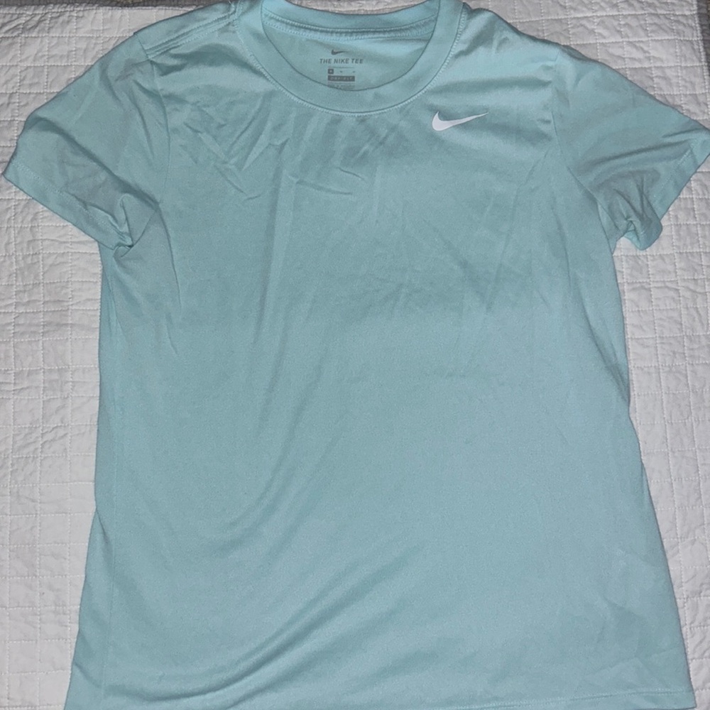 Nike light blue dri-fit tshirt